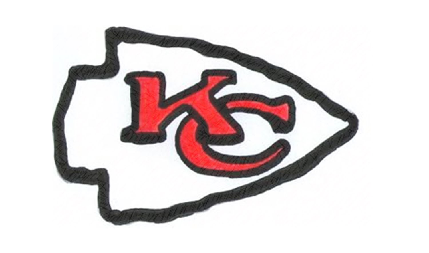 1500x885 How To Draw The Kansas City Chiefs Logo (Nfl)