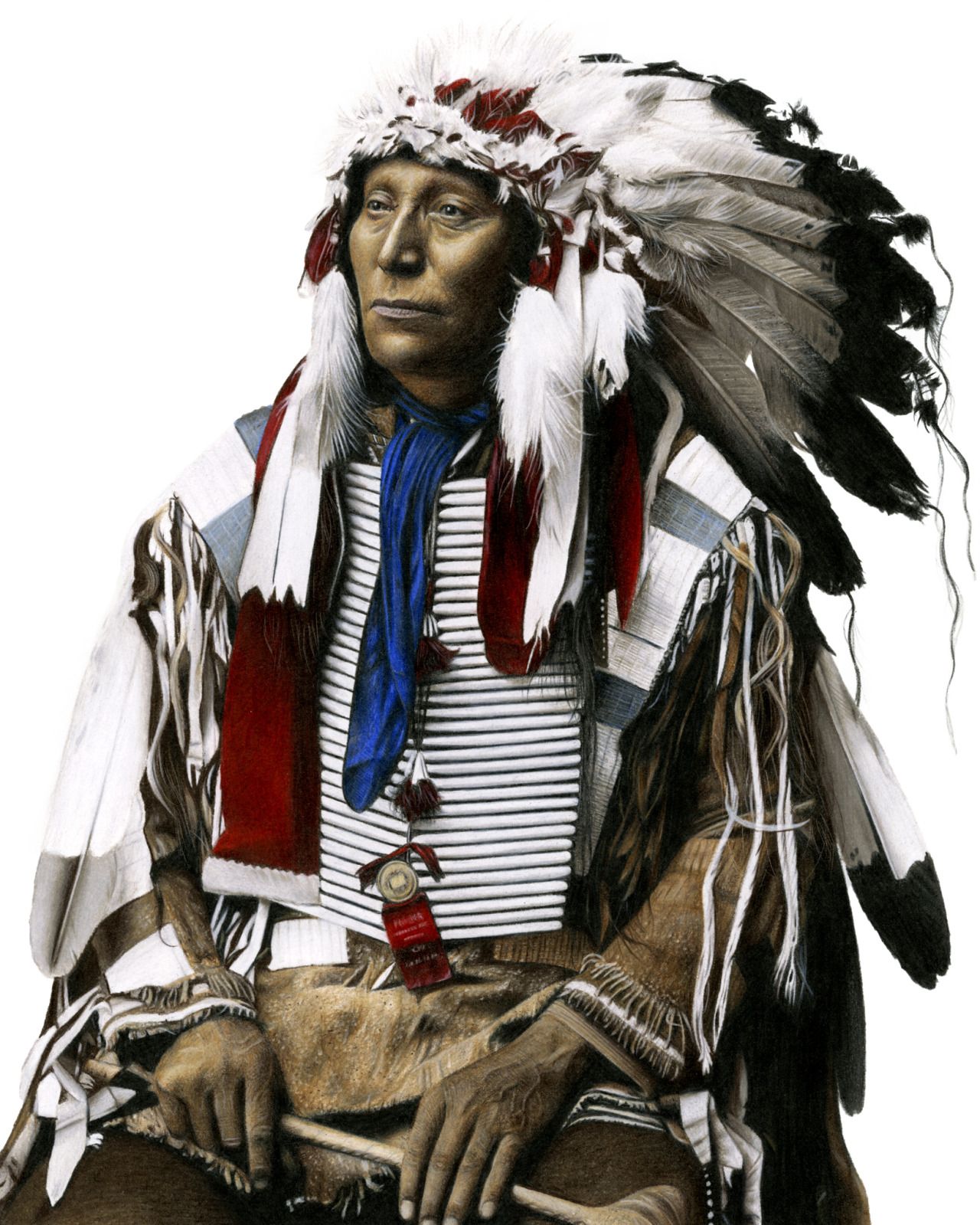 1280x1599 Heather12ooney4rt Colored Pencil Drawing Of A Native American