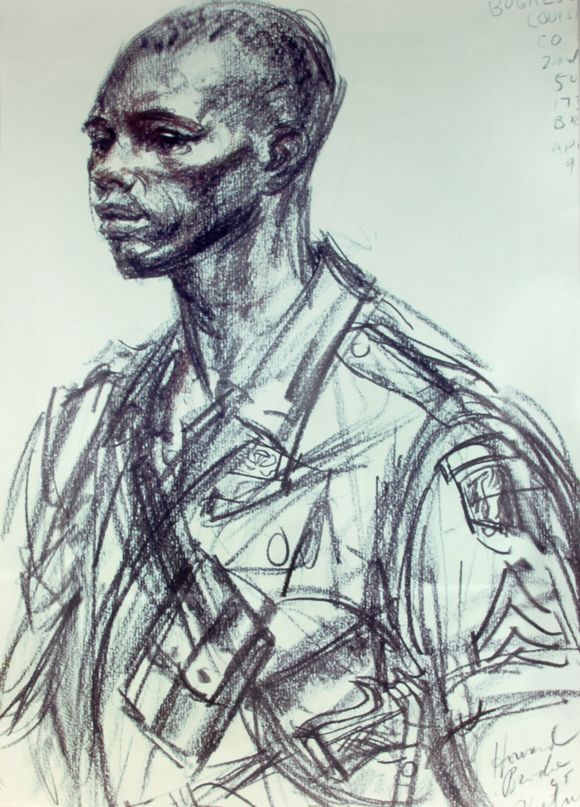 580x807 Young African American Soldier In World War Ii