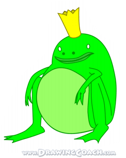 258x323 How To Draw A Cartoon Frog