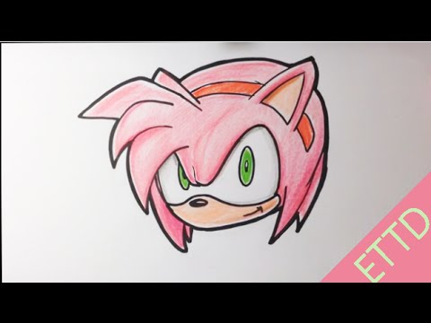 480x360 How To Draw Amy From Sonic The Hedgehog