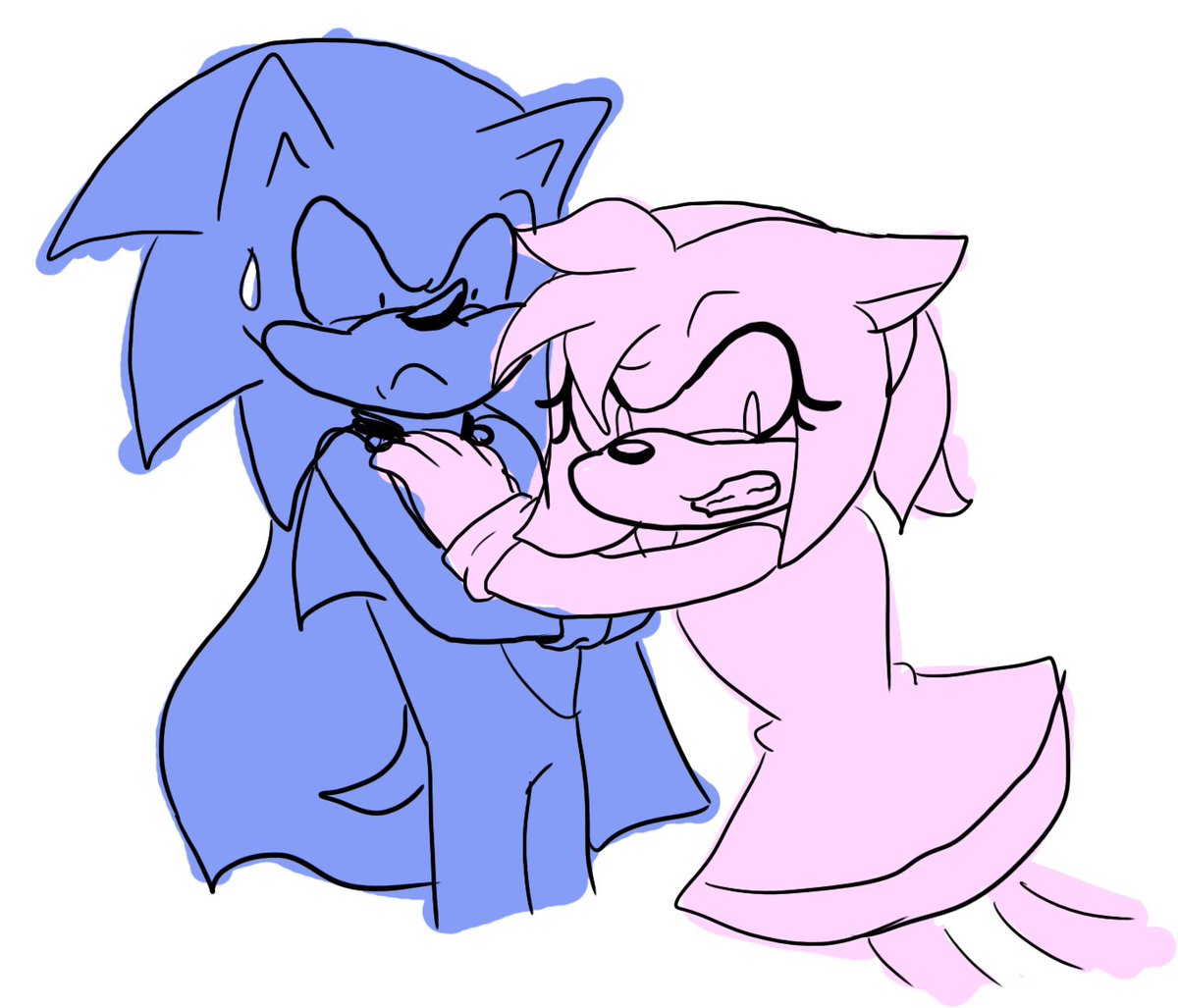 1200x1027 Sonicsong182 On Twitter Sonic And Amy, With The Drawing