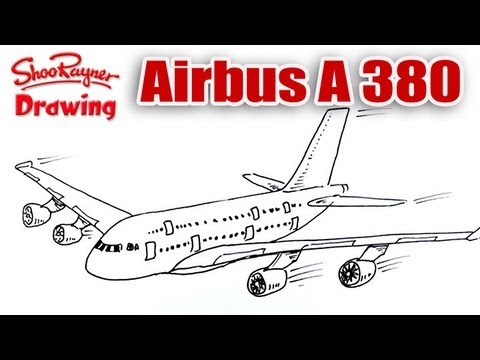 480x360 How To Draw An Airbus A380 Shoo Rayner Author