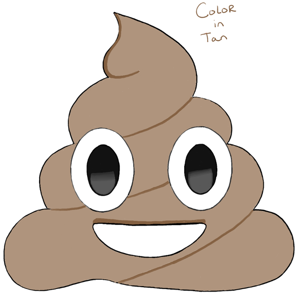 600x600 How To Draw A Pile Of Poop Emoji With Easy Steps Drawing Tutorial