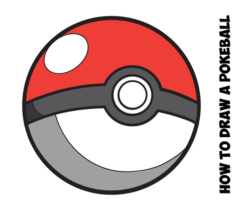 500x402 How To Draw A Pokeball From Pokemon