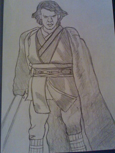 228x304 Anakin Skywalker Drawing By Chadoble
