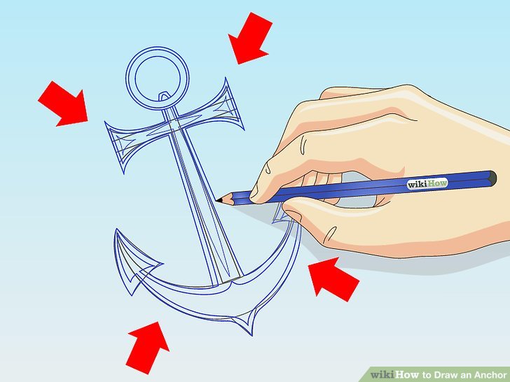 728x546 How To Draw An Anchor 8 Steps (With Pictures)