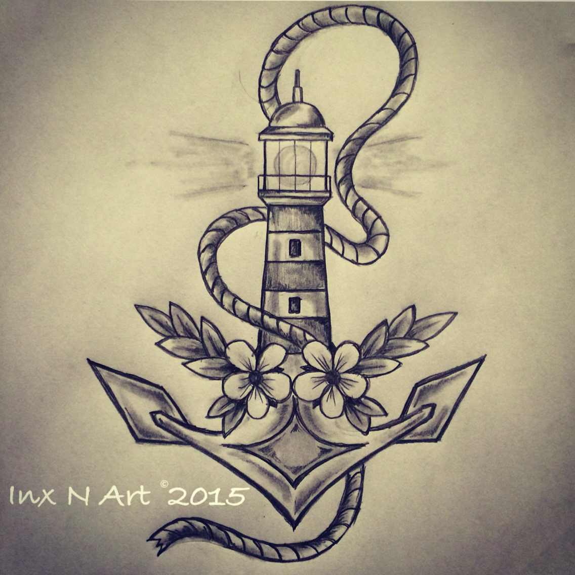 Anchor Tattoo Drawing Lesson Step By Step Drawing Gui - vrogue.co