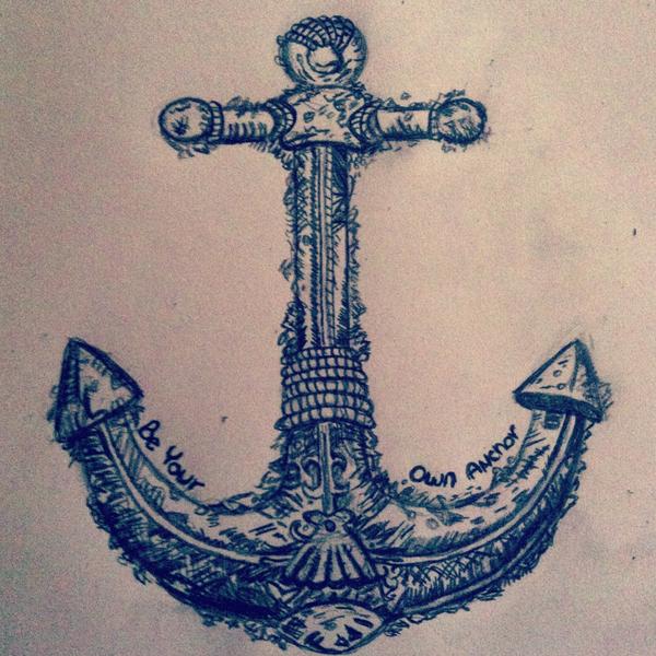 600x600 Bailey On Twitter My Anchor Drawing. First Tattoo Idea.