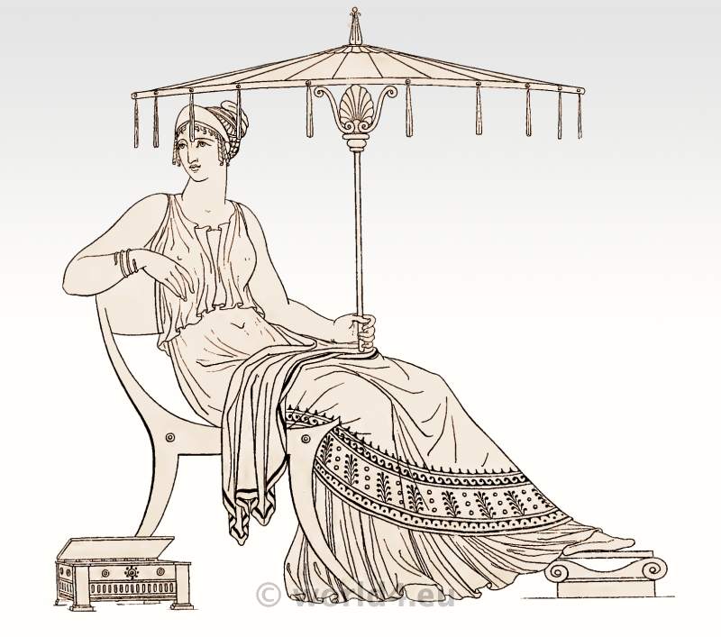 800x707 Greek Lady. Ancient Greece Costumes. Costume History