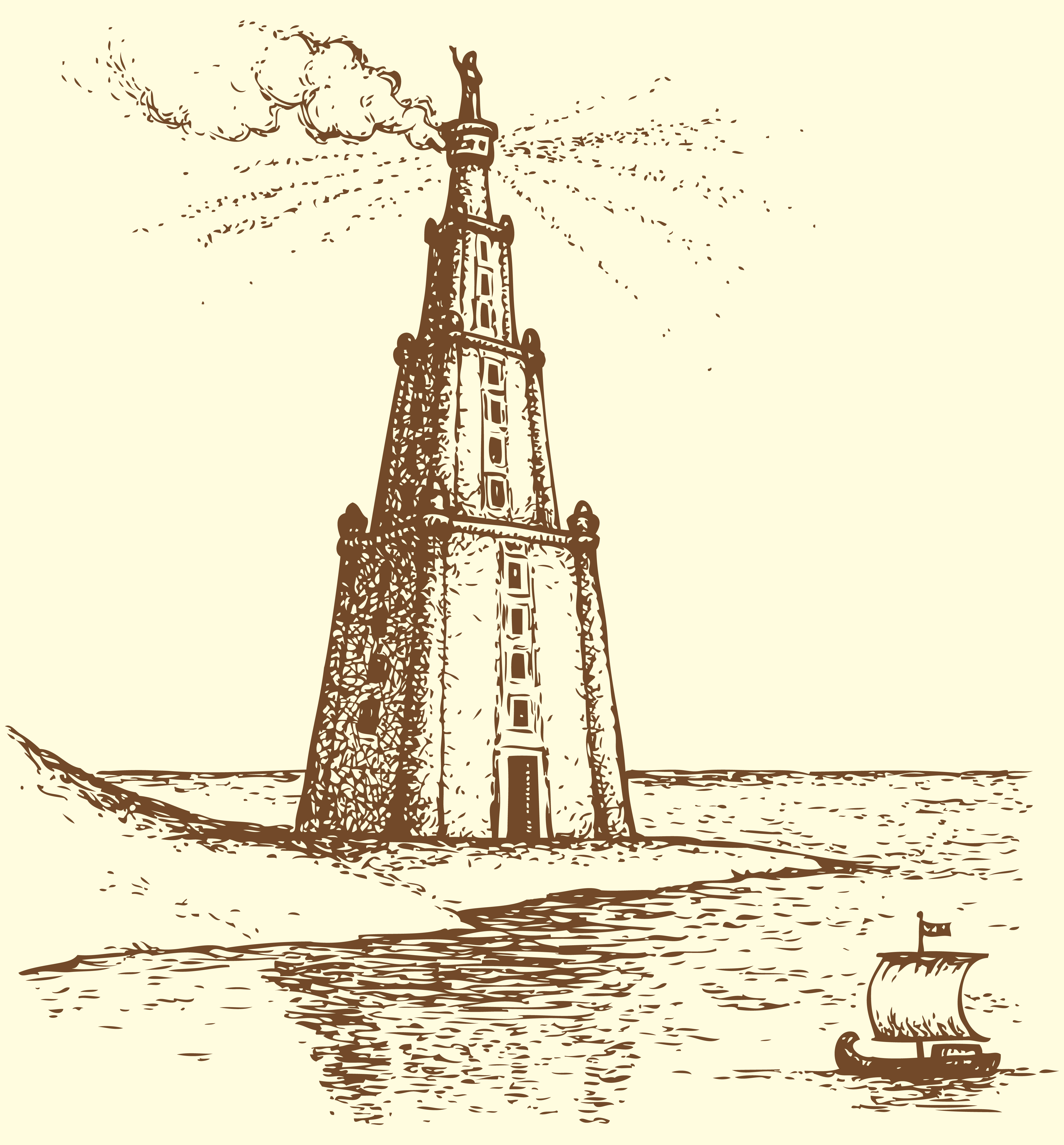 4430x4769 Lighthouse Was Invented In Ancient Greece