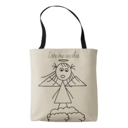 260x260 Cute Girls Drawing Bags Amp Handbags Zazzle Canada