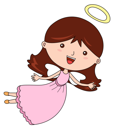 400x450 Super Fun And Easy Steps For Kids To Draw The Cutest Angel Ever