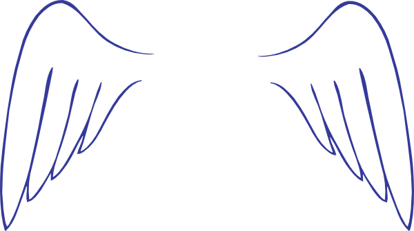 600x336 Easy To Draw Angel Tattoos Simple Angel Wings Clip Art