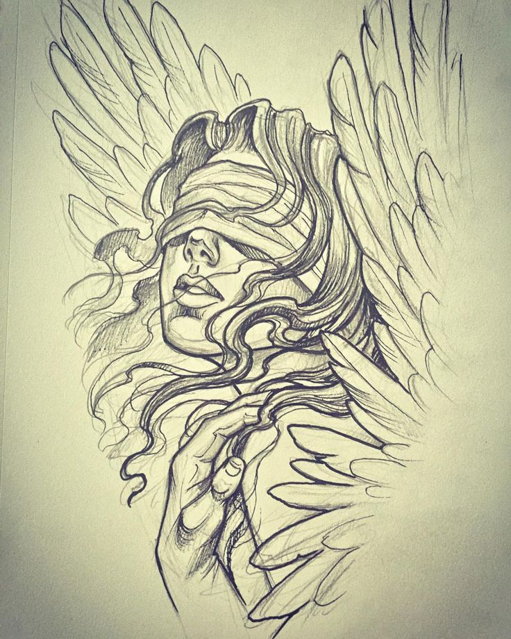 736x920 Gallery Angel Sketch,