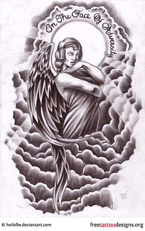 463x737 Angel Tattoos Angel Wings, Guardian Angel And St Michael Designs