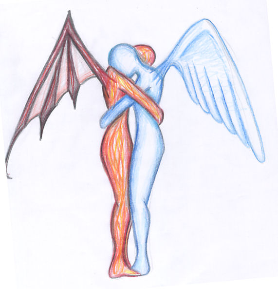 571x593 Angels And Demons By Senselessness