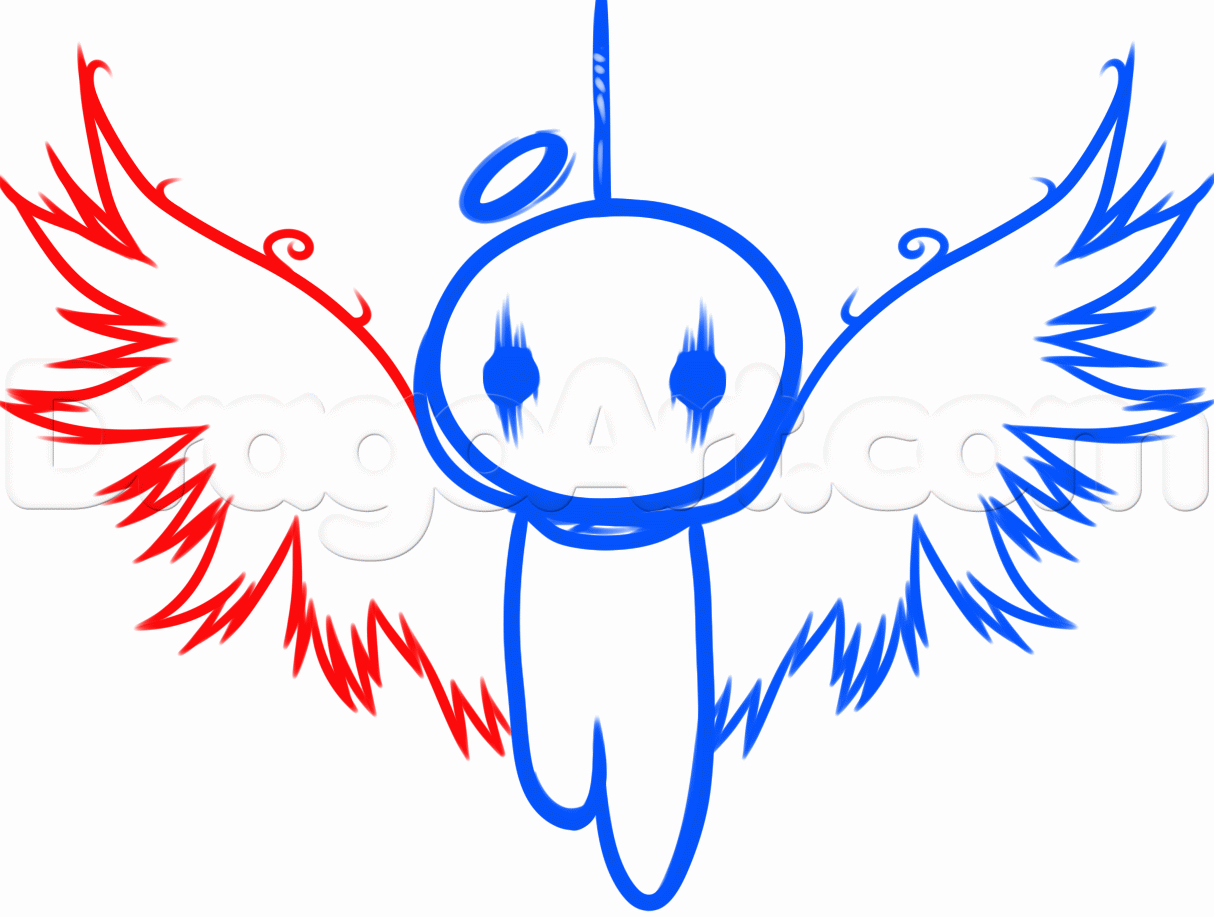 Angel Easy Drawing at GetDrawings | Free download