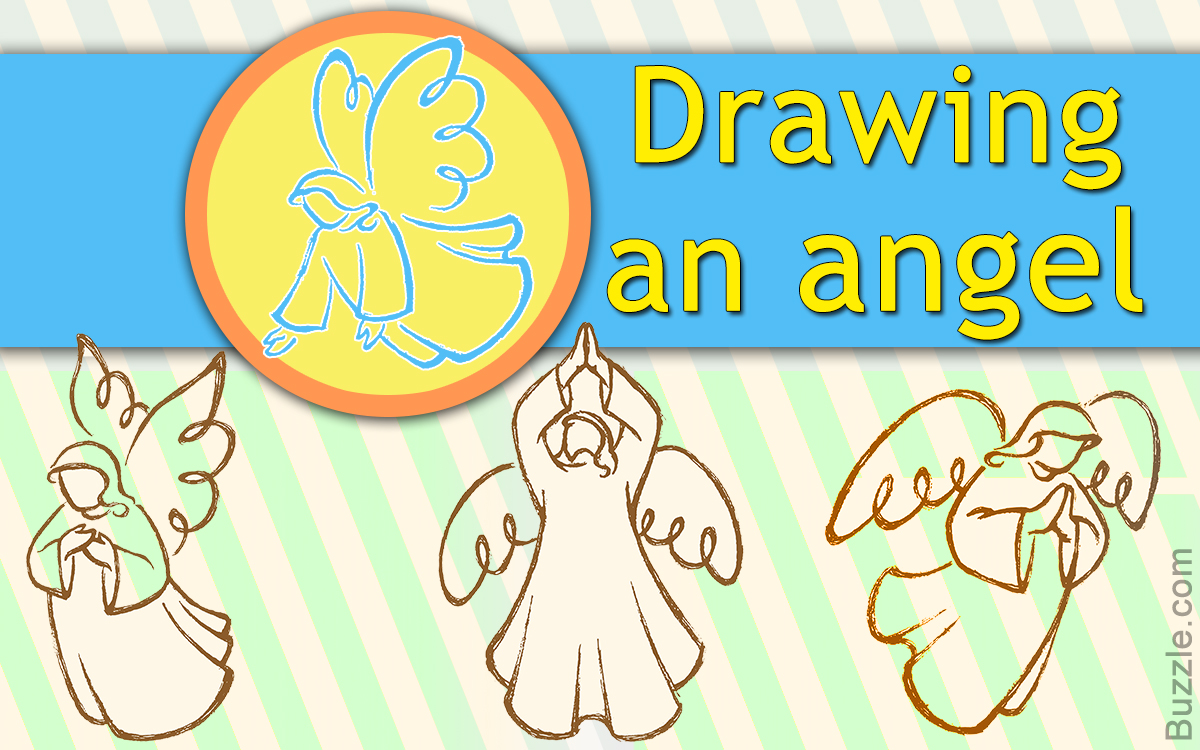 1200x750 Super Fun And Easy Steps For Kids To Draw The Cutest Angel Ever