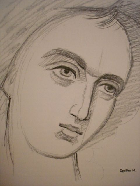 480x640 Angel Face Sketch Icons Sketches, Angel And Face