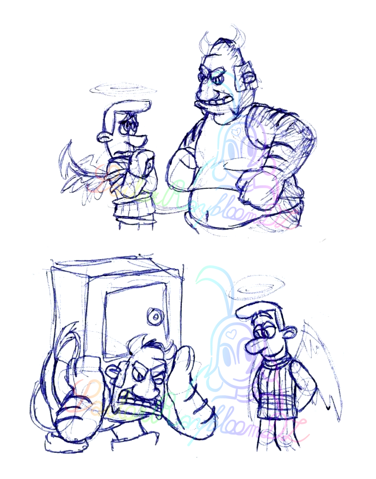 761x969 The Angel And The Devil