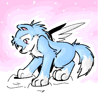 341x327 Cute Wolf Angel By Sakura 4