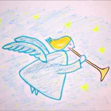 220x220 How To Draw Christmas Angel