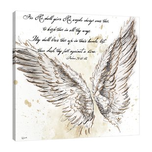 310x310 Wooden Angel Wings Wall Decor Wayfair.co.uk