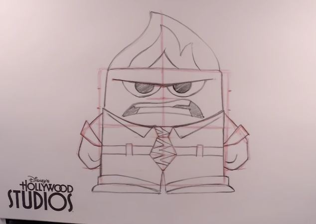 634x449 Learn To Draw Anger From Pixar's Inside Out The Disney Blog