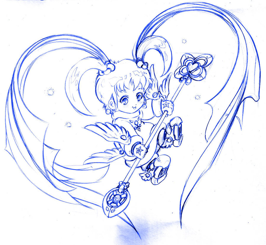 900x828 Cute Cute Angle Pencil Art 1 By Sinms