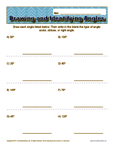 230x298 Drawing And Identifying Angles 4th Grade Geometry Worksheets