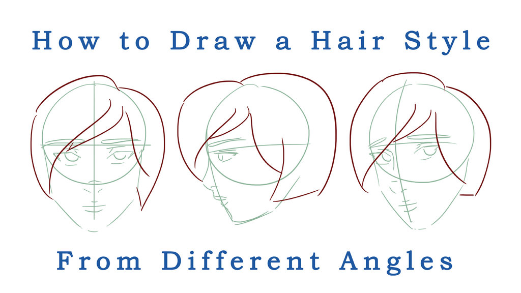 1024x576 Video (Drawing Hair From Different Angles) By Msartgarden