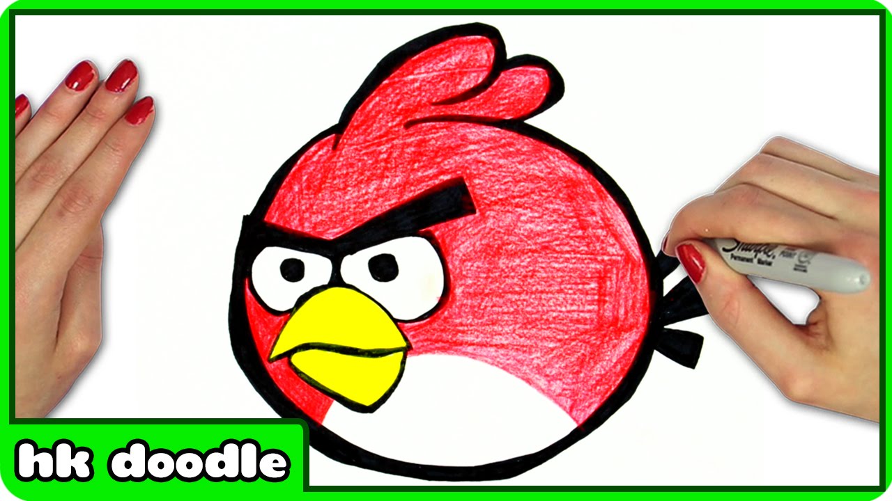 1280x720 How To Draw Angry Birds