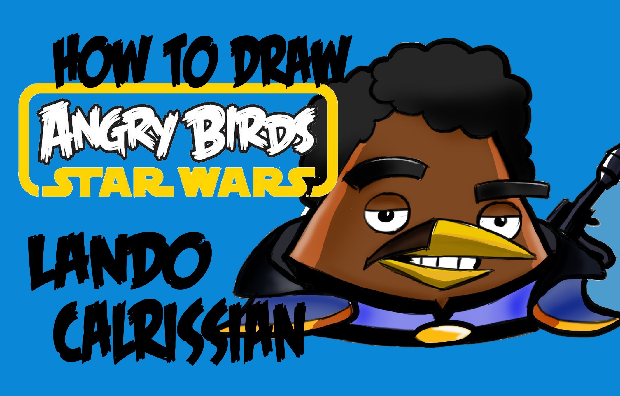 2126x1358 How To Draw Angry Birds Star Wars Lando Calrissian!!!