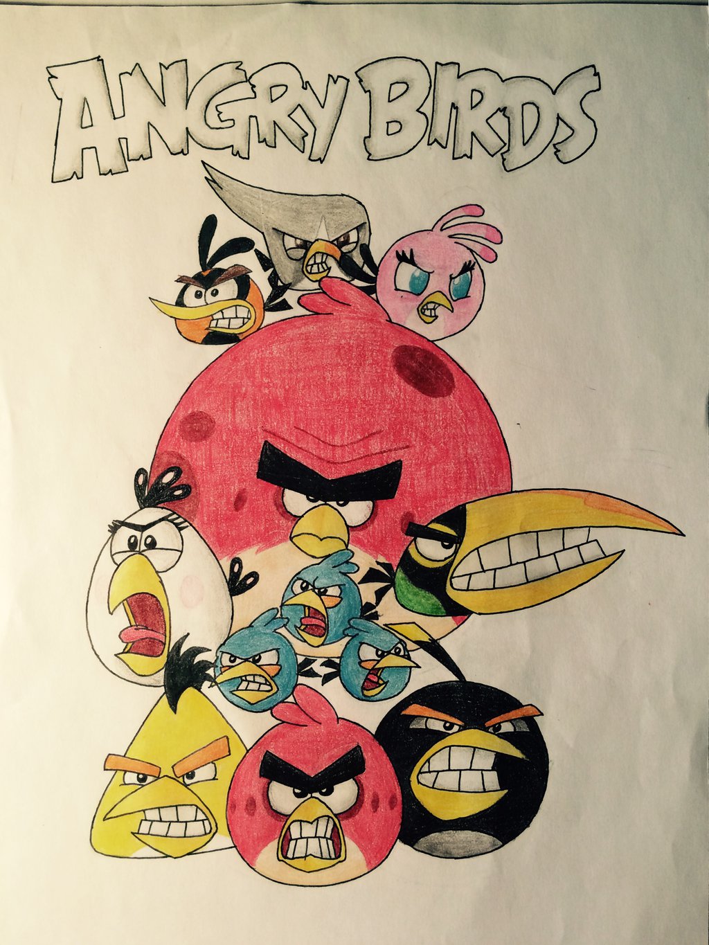 1024x1365 Angry Birds By Drgoldenstar