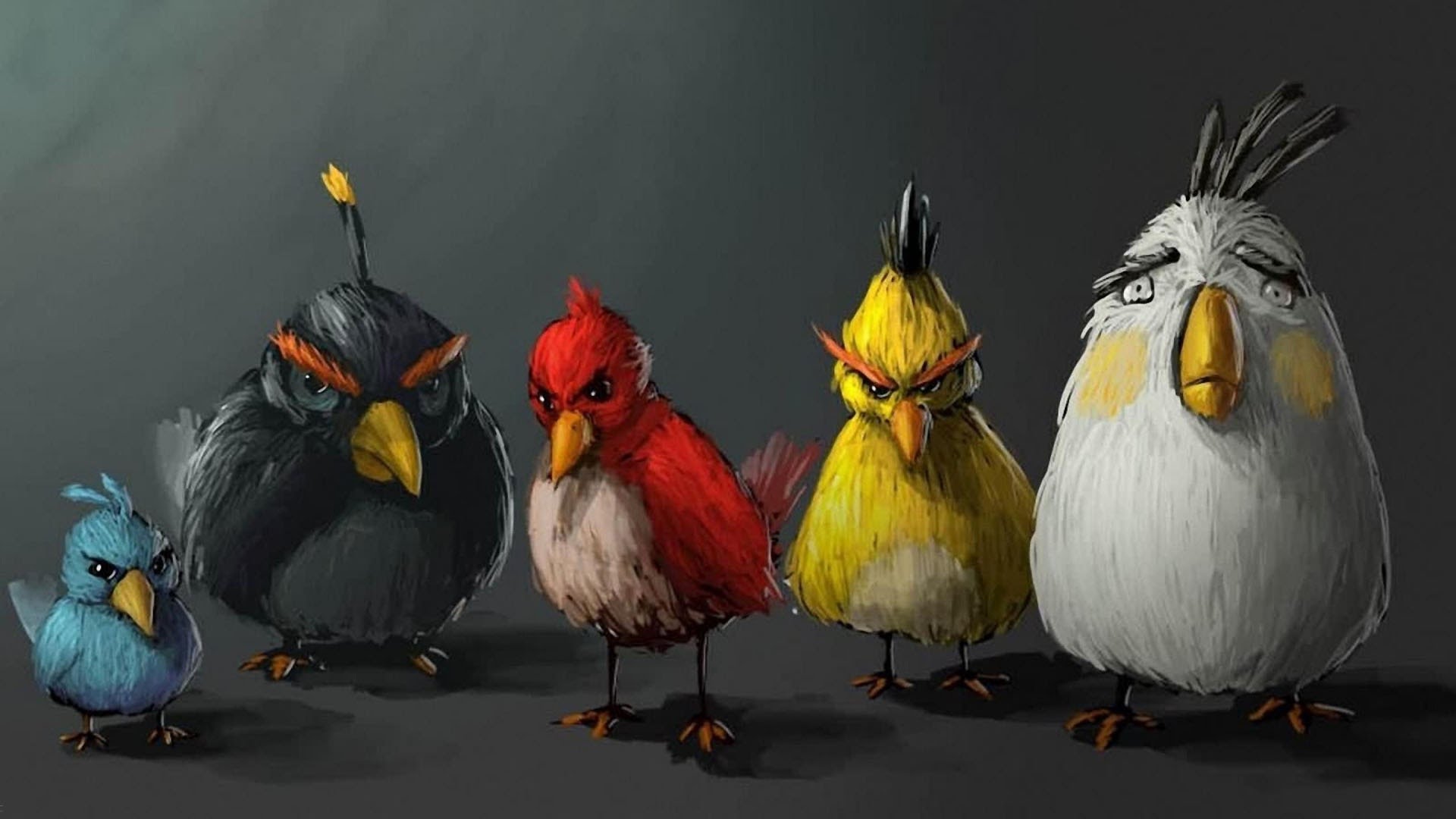 1920x1080 Epic Angry Birds Timelapse Drawings (Cool Music)