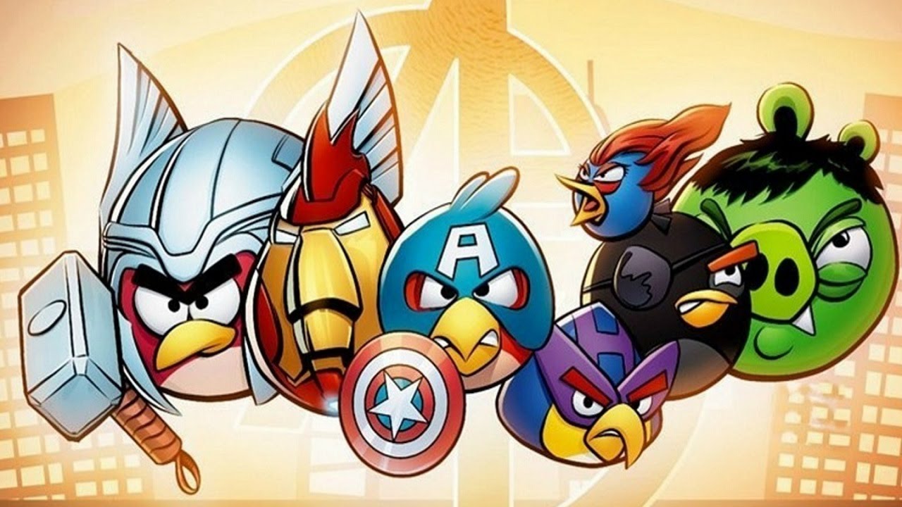 1280x720 How To Draw Angry Birds Avengers