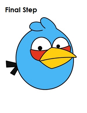 300x388 How To Draw Angry Birds (Blue)