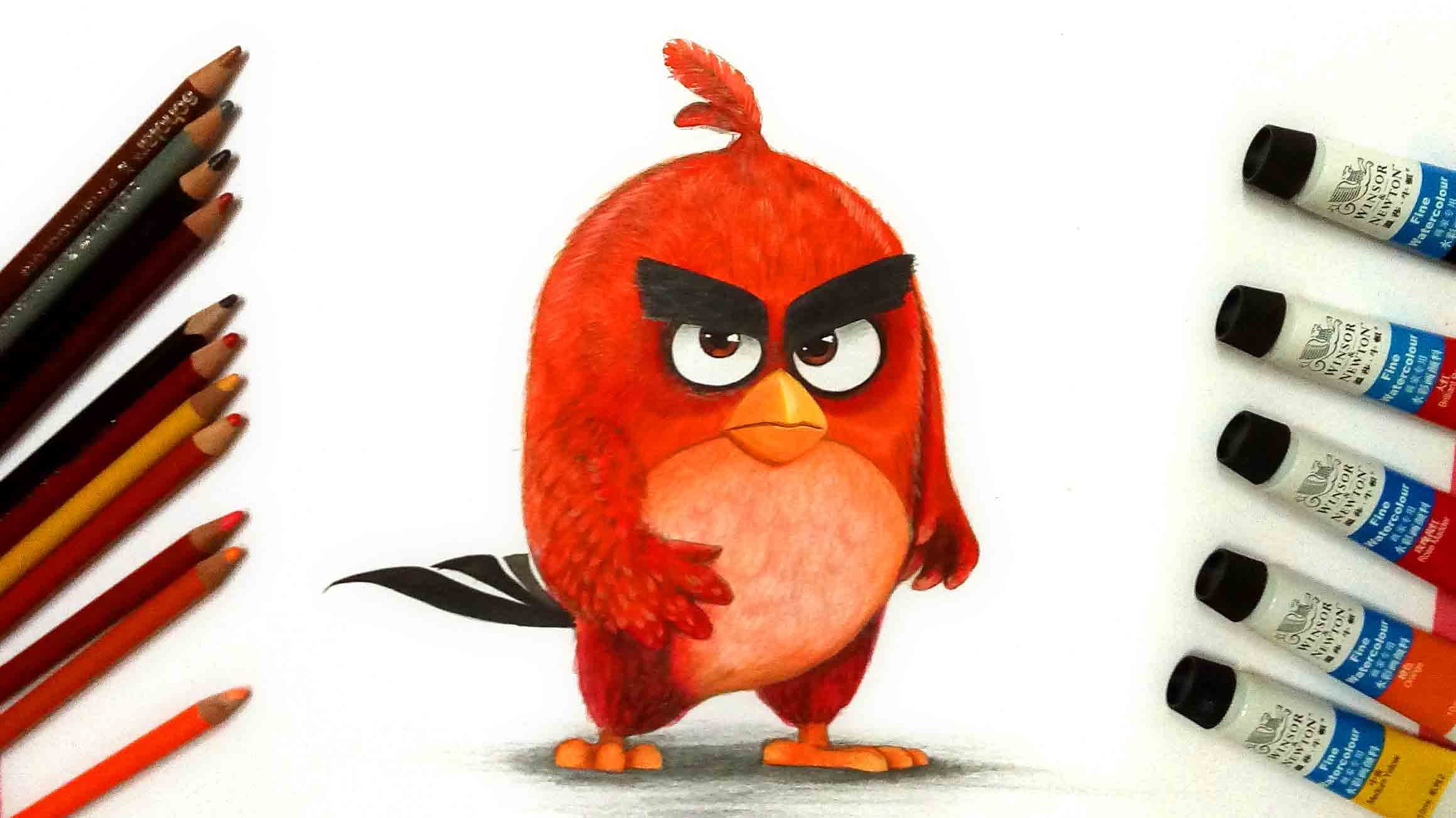 2318x1303 How To Draw Red From The Angry Birds Movie