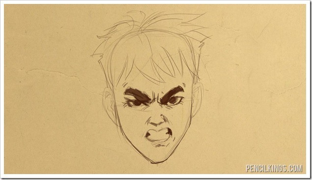 635x366 How To Draw A Furious Face Without Getting Angry