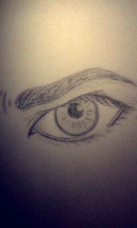 480x800 My Drawing Of An Angry Eye ) ~renee Moreno Drawings