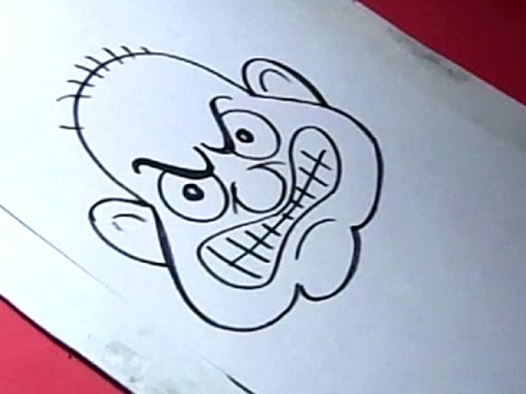 480x360 How To Draw Angry Face Drawing For Kids
