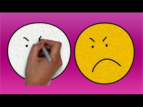 480x360 How To Draw The Angry Face Cartoon Yellow Angry Face