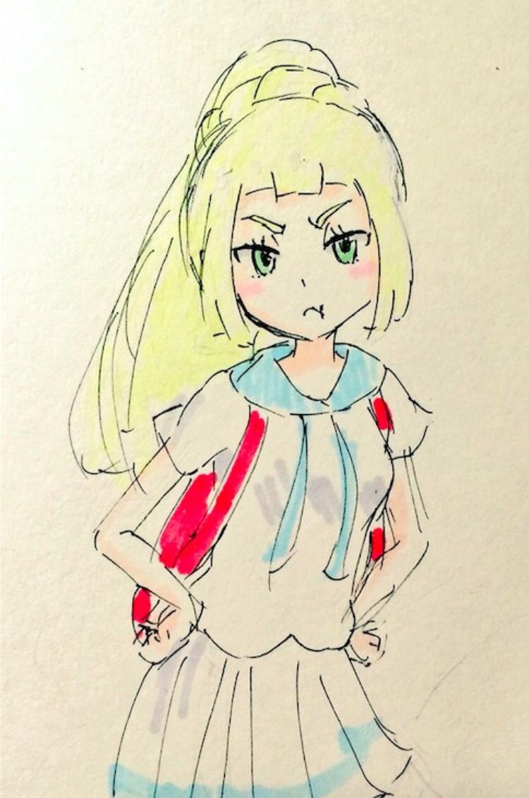750x1131 Lillie's Angry Face Is So Cute That Diamond Star's Heart