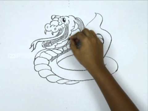 480x360 How To Draw An Angry Snake