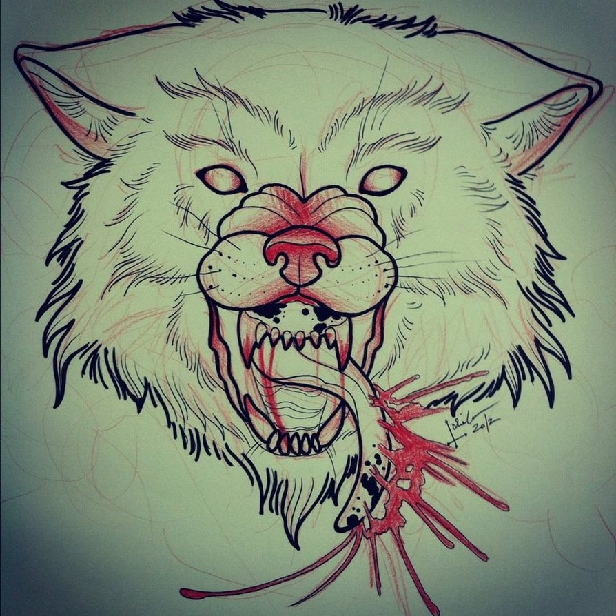 894x894 Angry Wolf By Torielarson