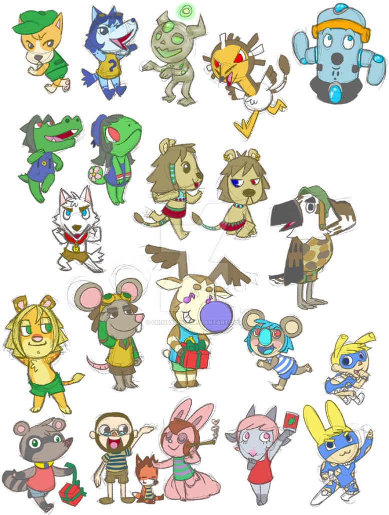 777x1029 Birthday Drawing Animal Crossing Style By Crisisabort