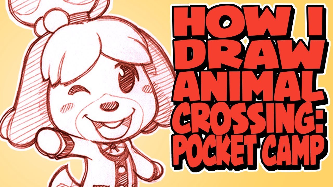 1280x720 How I Draw Animal Crossing Pocket Camp Isabelle