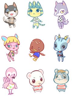 236x311 Set Of 21 Animal Villager Stickers! Nerdvana