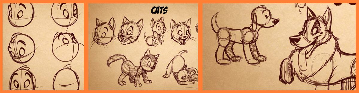 1200x311 How To Draw Cartoon Animals